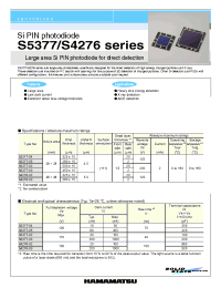 Datasheet S5377-02 manufacturer Hamamatsu