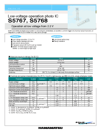 Datasheet S5768 manufacturer Hamamatsu