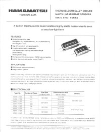 Datasheet S5932-256S производства Hamamatsu