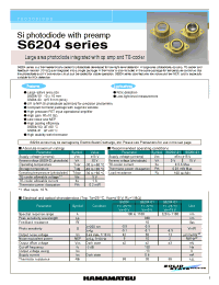 Datasheet S6204 manufacturer Hamamatsu