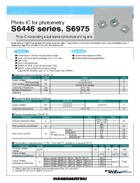 Datasheet S6556-20 manufacturer Hamamatsu