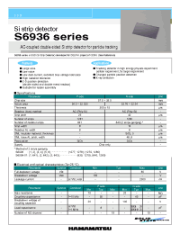 Datasheet S6936 manufacturer Hamamatsu