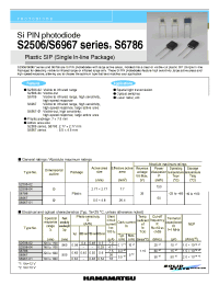 Datasheet S6967-01 manufacturer Hamamatsu