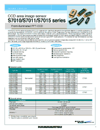 Datasheet S7010 manufacturer Hamamatsu