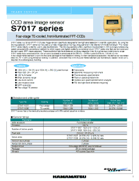 Datasheet S7017 manufacturer Hamamatsu