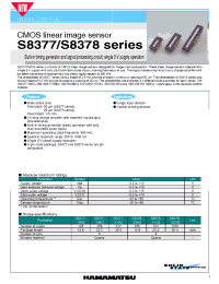 Datasheet S8377-256BQ manufacturer Hamamatsu