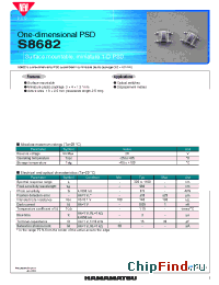 Datasheet S8682 manufacturer Hamamatsu