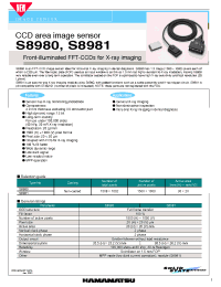 Datasheet S8981 manufacturer Hamamatsu