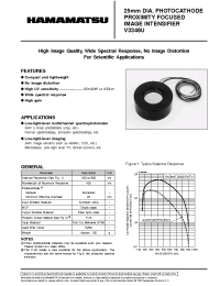 Datasheet V3346U manufacturer Hamamatsu