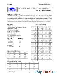 Datasheet HMD2M32M4EAG-6 manufacturer Hanbit