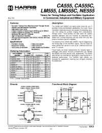 Datasheet CA0555CT manufacturer Harris