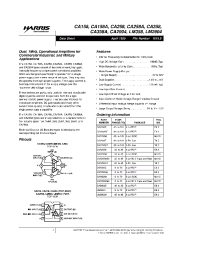 Datasheet CA2904 manufacturer Harris