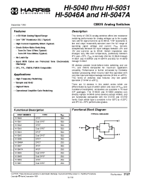 Datasheet HI1-5042-5 manufacturer Harris