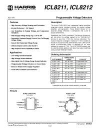 Datasheet ICL8211 производства Harris