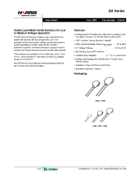 Datasheet V68ZA05 производства Harris