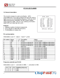 Datasheet HTC151ADC manufacturer High Tech Chips