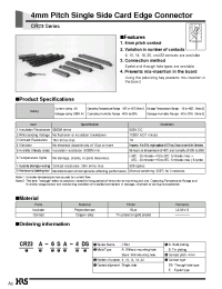 Datasheet CR23A-10SA-4DS manufacturer Hirose