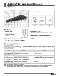 Datasheet CR6-18S-3.96E manufacturer Hirose