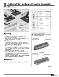 Datasheet DF13B-6P-1.25C manufacturer Hirose