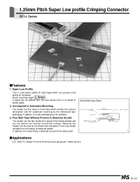 Datasheet DF14-6S-1.25C manufacturer Hirose