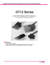 Datasheet GT12M-8.7CP manufacturer Hirose