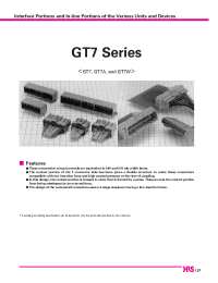 Datasheet GT3-2024SCF manufacturer Hirose