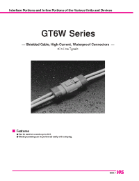 Datasheet GT6W-2S-HU manufacturer Hirose