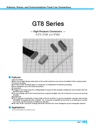 Datasheet GT8-14DP-2DSA manufacturer Hirose