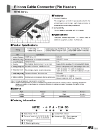 Datasheet HIF3E-40PA-2.54DSA производства Hirose