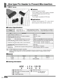 Datasheet HIF3F-16PA-2.54DSA производства Hirose