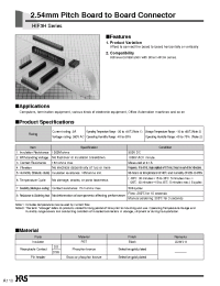 Datasheet HIF3H-10PB-2.54DS manufacturer Hirose