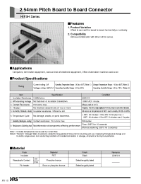 Datasheet HIF3H-10PB-2.54DSA manufacturer Hirose