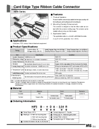 Datasheet HIF5B-20DA-2.54R manufacturer Hirose