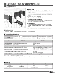 Datasheet HIF6H-034D-1.27R manufacturer Hirose