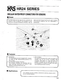 Datasheet HR24A-8DLJB4SA2200A manufacturer Hirose