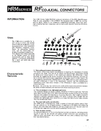 Datasheet HRM-101S manufacturer Hirose