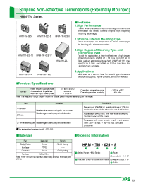 Datasheet HRM-TM-10-2 manufacturer Hirose