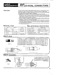 Datasheet MSS-LP-1.5 manufacturer Hirose