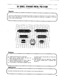 Datasheet SDAB-15P manufacturer Hirose