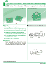 Datasheet W.FL-LP-04N1-A manufacturer Hirose