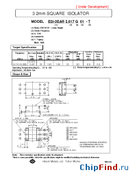 Datasheet ESI-3EAR2.017G01 производства Hitachi Metals