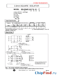 Datasheet ESI-3EAR2.017G01-T manufacturer Hitachi Metals