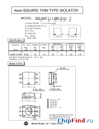 Datasheet ESI-4AFL1.880G01-T производства Hitachi Metals