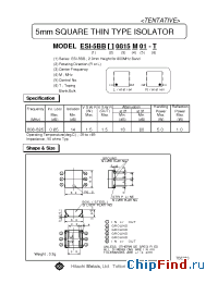 Datasheet ESI-5BBL0.815M01 manufacturer Hitachi Metals