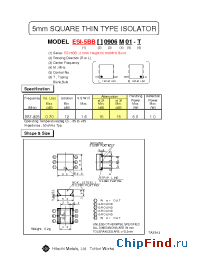Datasheet ESI-5BBL0.906M01-T производства Hitachi Metals