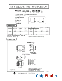 Datasheet ESI-5BBR0.897M02-T manufacturer Hitachi Metals