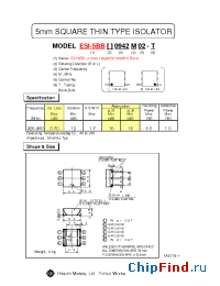 Datasheet ESI-5BBR0.942M02 manufacturer Hitachi Metals