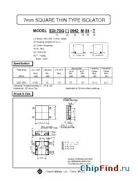 Datasheet ESI-7SGL0.942M04-T производства Hitachi Metals