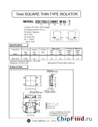 Datasheet ESI-7SGR0.897M02-T производства Hitachi Metals
