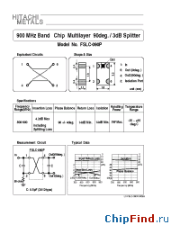 Datasheet FSLC-090P manufacturer Hitachi Metals